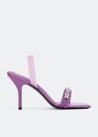 Givenchy Women's G Woven Slingback Sandal 90