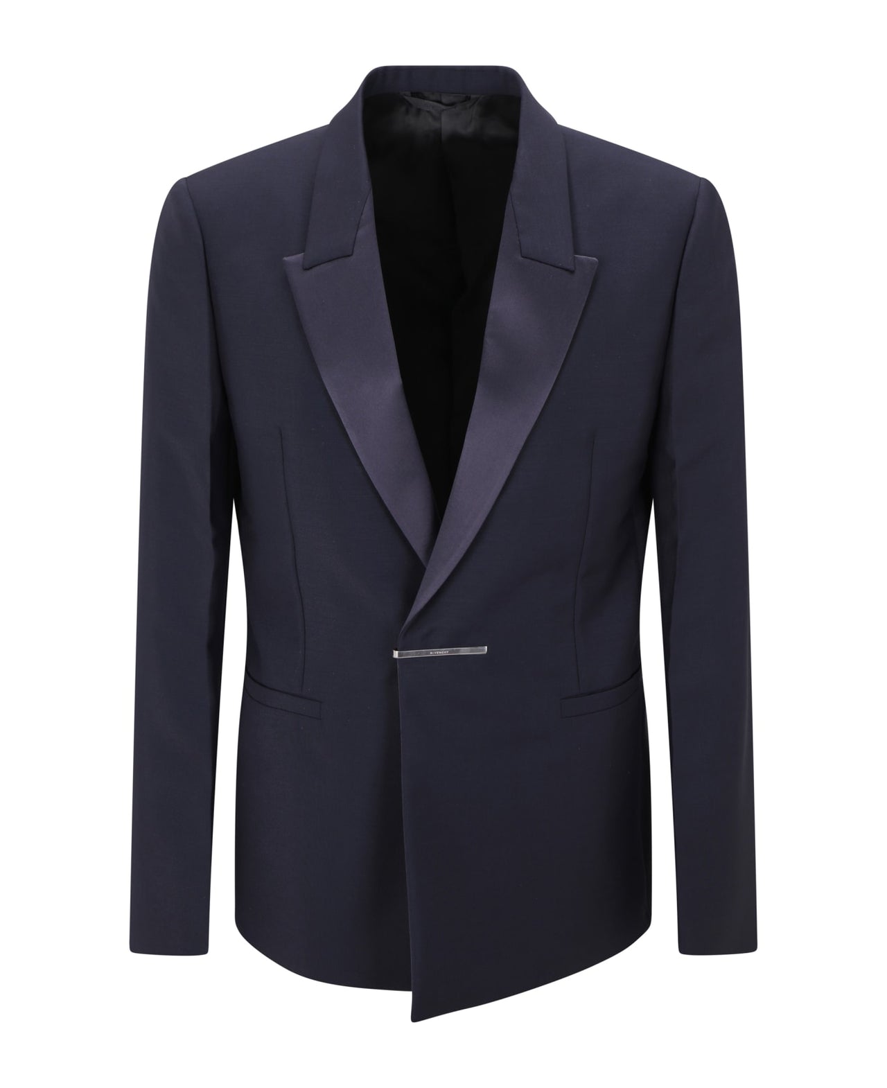 Givenchy Men's Evening Jacket With Metal Clip Closure