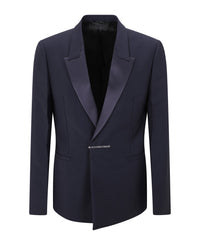 Givenchy Men's Evening Jacket With Metal Clip Closure