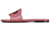 DIOR D-Club Slide Slippers Women's Pastel Pink