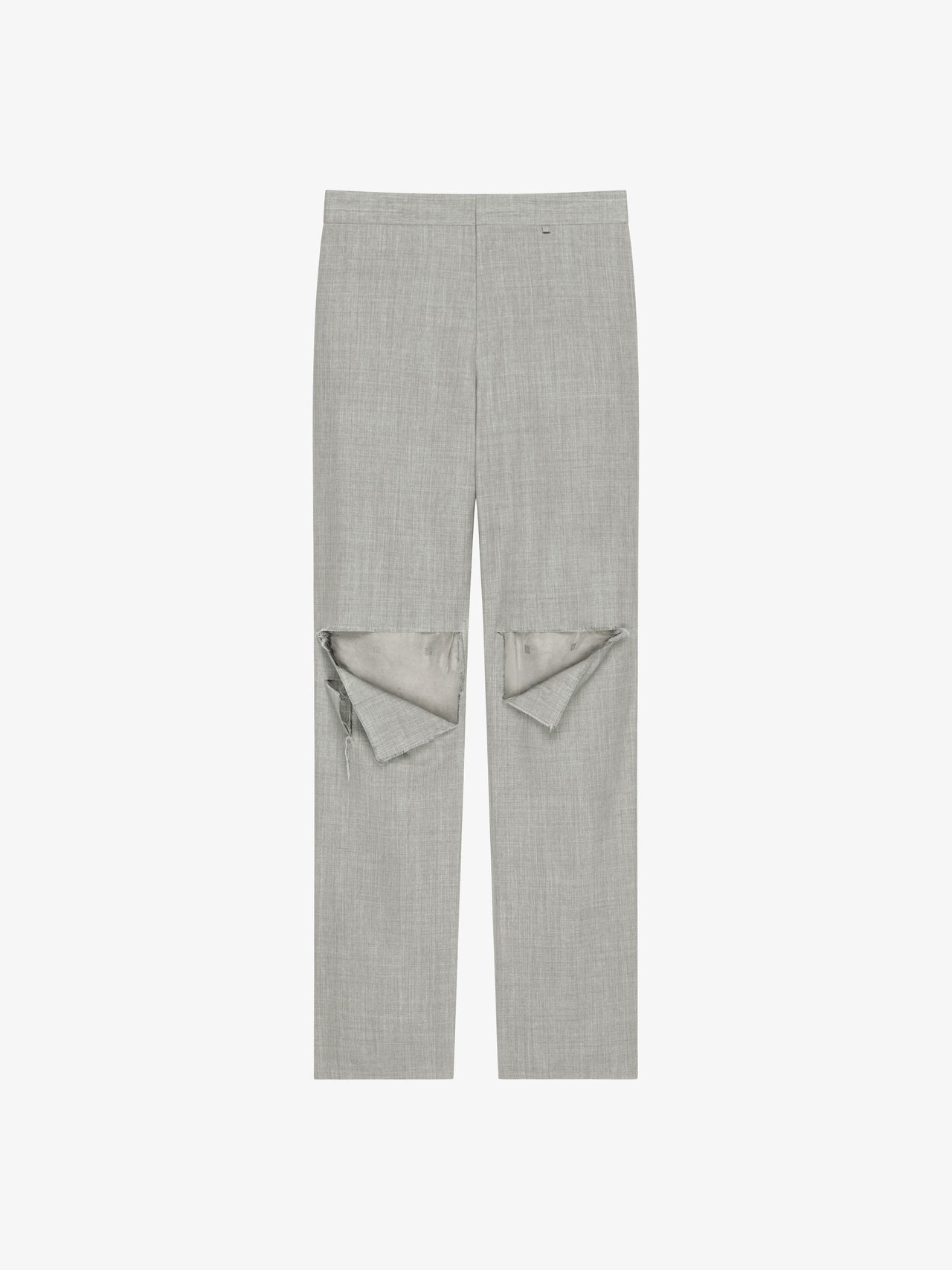 Givenchy Men's No Sideseam Straight Destroyed Fit Pants