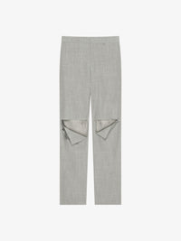 Givenchy Men's No Sideseam Straight Destroyed Fit Pants