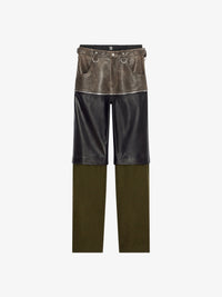 Givenchy Men's Multi Fabrics Layers Pants