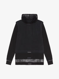 Givenchy Men's Jersey & Mesh Hoodie All-In-One Look9