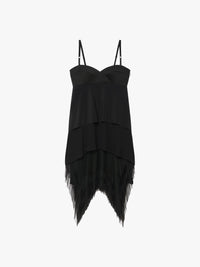 Givenchy Women's Sleeveless Midi Layered Dress W/ Pleats