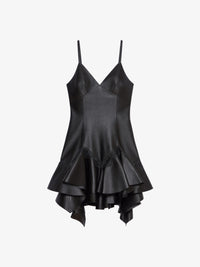 Givenchy Women's Mini Dres W/ Volan & Incrusted Lace
