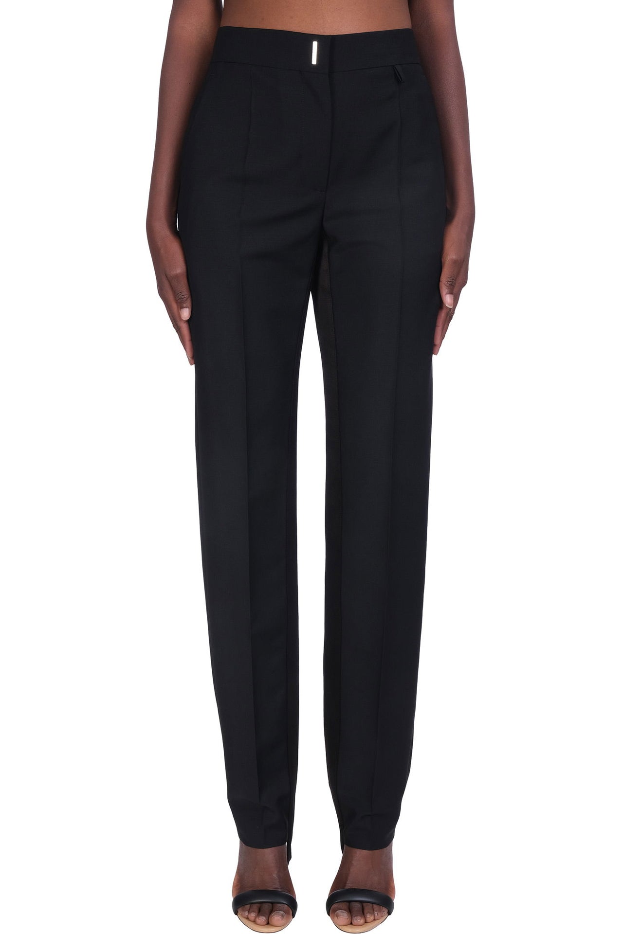 Givenchy Women's Cigaret Trousers With Satin Inseam