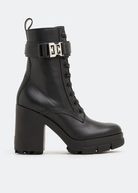 Givenchy Women's Terra Heel Laced-Up Boot