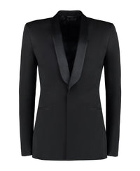 Givenchy Men's Extra Fitted Jacket Shawl Lapel