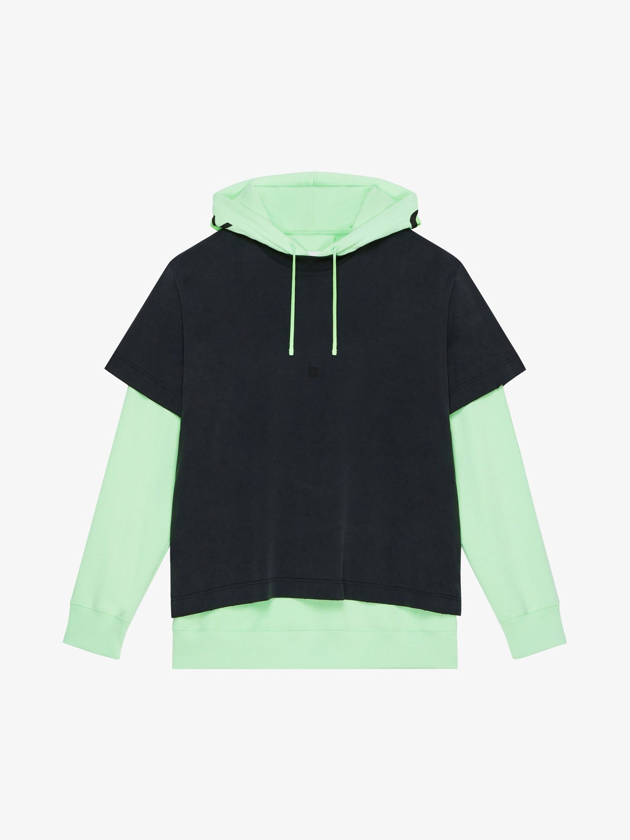 Givenchy Men's Classic Fit Hoodie W/ Oversize T-Shirt