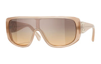 CHANEL Acetate Irregular Shape Sunglasses Unisex Yellow