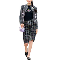 CHANEL Casual Shorts Women's Black White
