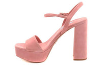 PRADA One Strap Sandals High Heel Women's Pink