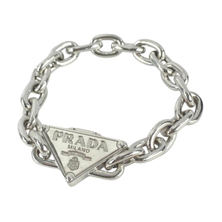 PRADA 925 Sterling Silver Bracelets Women's Silver