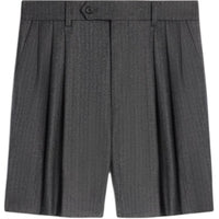 CELINE Men's Shorts In Cashmere And Wool Flannel