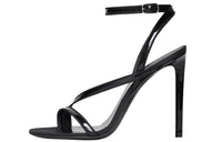 CELINE Sharp Strap Sandals Women's Black