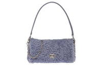 MIU MIU Sheepskin Handbag Women's Purple
