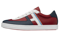 HERMES Boomerang Stylish Skateboarding Shoes Men's Red Blue