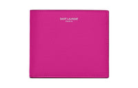 SAINT LAURENT Calfskin Wallet Women's Pink