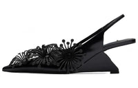 PRADA Wedge Heel High Heels Women's Black