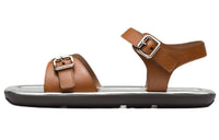 PRADA Strap Sandals Men's Brown