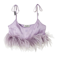 MIU MIU Strapless Top Women's Purple