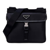 PRADA Nylon Messenger Bag Shoulder Bag Crossbody Bag Men's Black