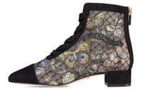 DIOR Naughtily D Ankle Boots 3cm Women's Black Gray