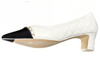CHANEL High Heels Women's White Black