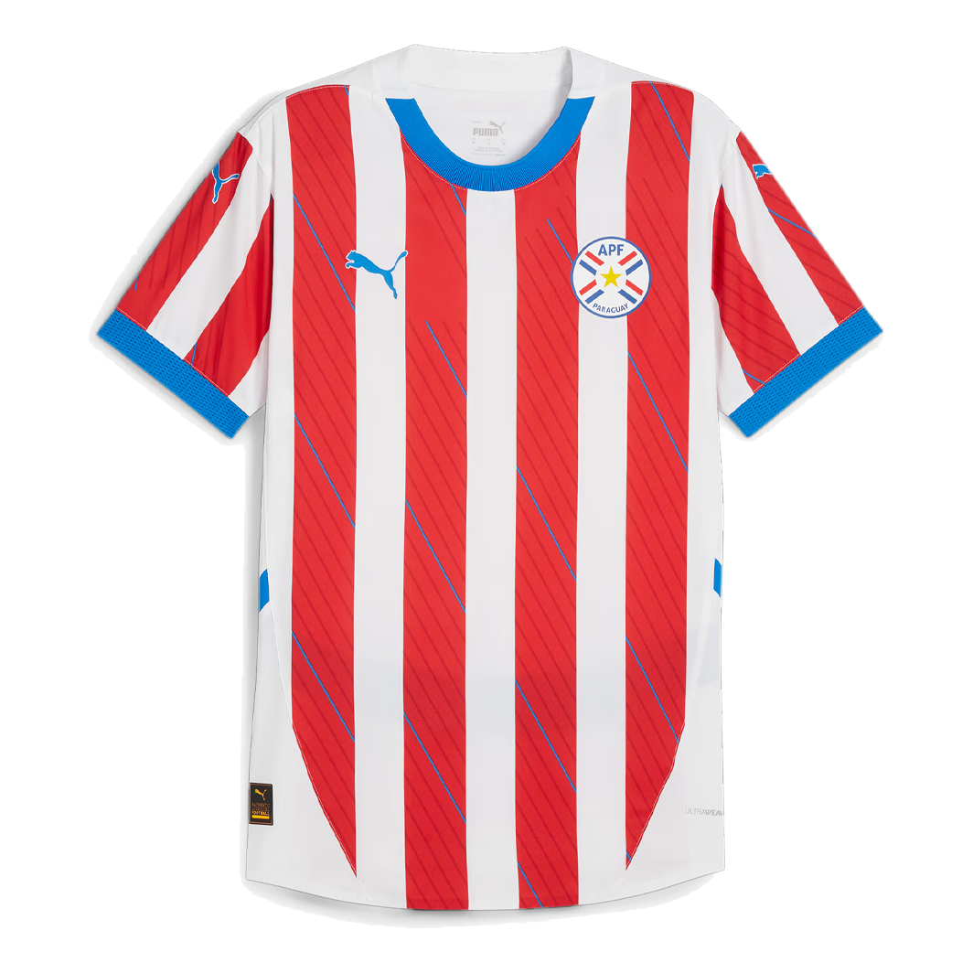 PUMA Paraguay 24 Home Jersey 'Red White' 774544-01