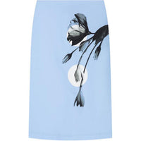 PRADA Casual Long Skirts Women's Light Blue