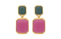 SAINT LAURENT Octagon Earring