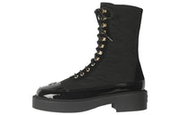 CHANEL Martin Boots Women's High-Top Black