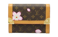 LOUIS VUITTON Canvas Wallets Coin Purses Women's Brown