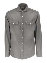 Brunello Cucinelli Men's Shirt Ml6304008_Cw363