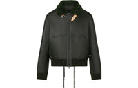 LOUIS VUITTON FW22 Leather Jackets Coats Men's Dark Green