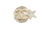 CHANEL Brooches Women's Gold