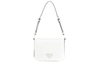 PRADA Leather Crossbody Bags Shoulder Bags Women's White