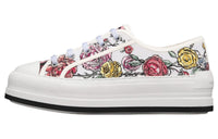 DIOR Walk'n'Dior Platform Shoes Low-Top Skateboard Shoes Women's White