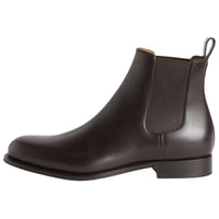 Loro Piana Rory Walk Short Chelsea Boots Men's Umber