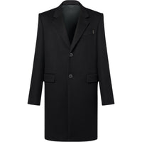LOUIS VUITTON Single-Breasted Tailored Cashmere Coat