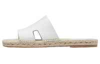 HERMES Antigua Odor Resistant Slide Slippers Men's White