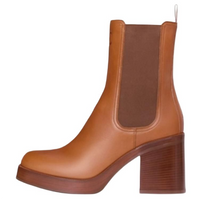 CELINE Tess Short Chelsea Boots Women's Brown