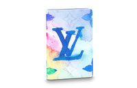 LOUIS VUITTON Pocket Organizer Monogram Watercolor Multicolor