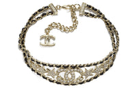 CHANEL Necklaces Women's Gold/Black