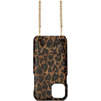 SAINT LAURENT Leather Calfskin Chain Phone Cases For IPhone 11 Pro