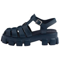 PRADA Monolish Roman Sandals 5.5cm Men's Blue