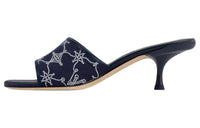 LOUIS VUITTON Revival Slip-Resistant Slide Slippers Women's Blue White