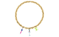 LOUIS VUITTON Necklace Men's Gold