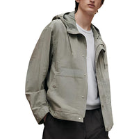 HERMES Jackets Coats Men's Sage Green